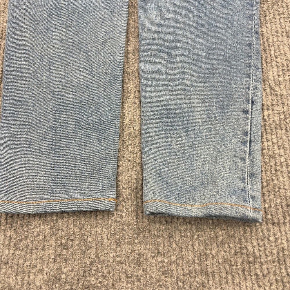 Levis Jeans Womens 26 Blue Cotton Wedgie High Rise Straight Slim Casual Style - Picture 9 of 11